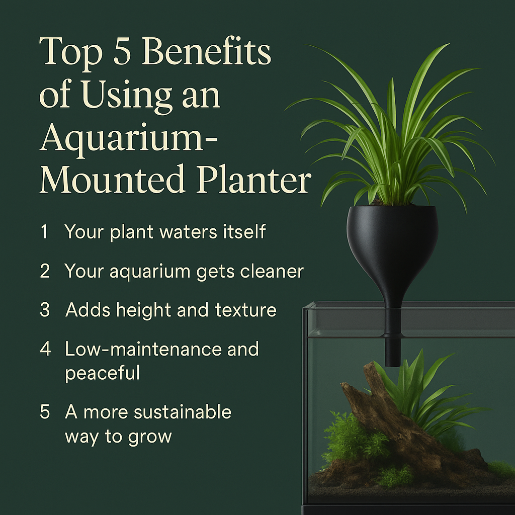 Top 5 Benefits of Using an Aquarium-Mounted Planter