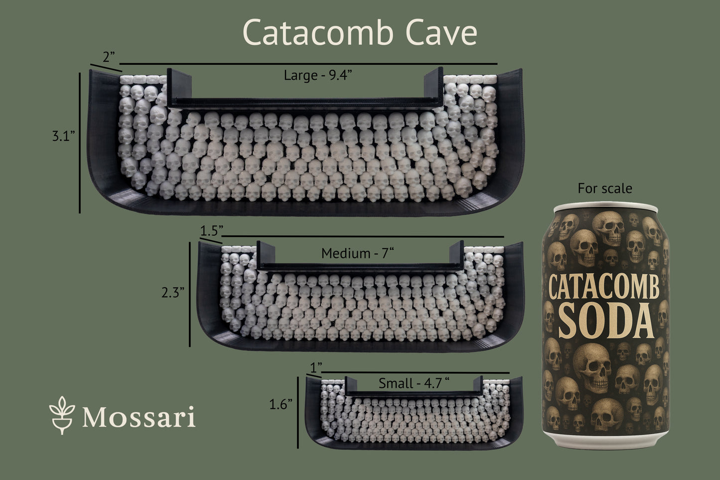 Catacomb Skull Aquarium Cave
